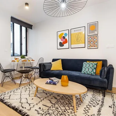 Charming - 2br-6p - Grands Boulevards 아파트 파리